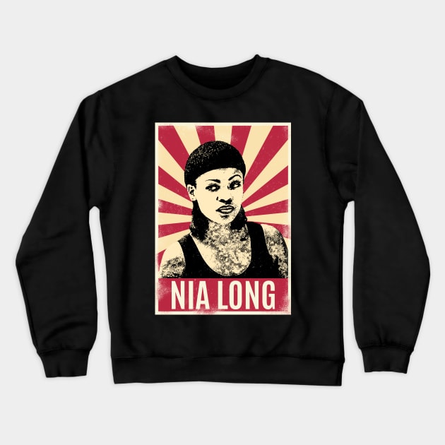 Retro Vintage Nia Long // Love Jones Crewneck Sweatshirt by Play And Create